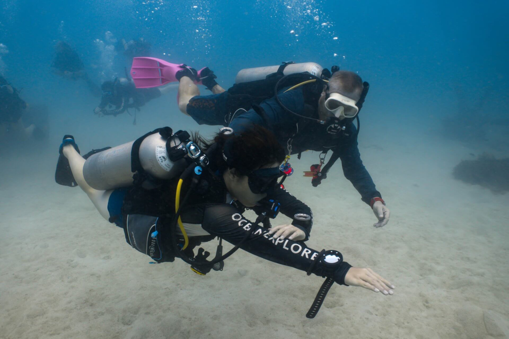 Advanced Open Water course designed as the natural next step after Open Water, building confidence and control for more advanced diving in Koh Tao.